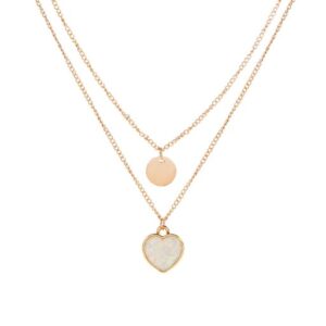 Dvigubas kaklo papuošalas