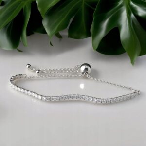 Blizganti TENNIS apyranke is 925 sidabro