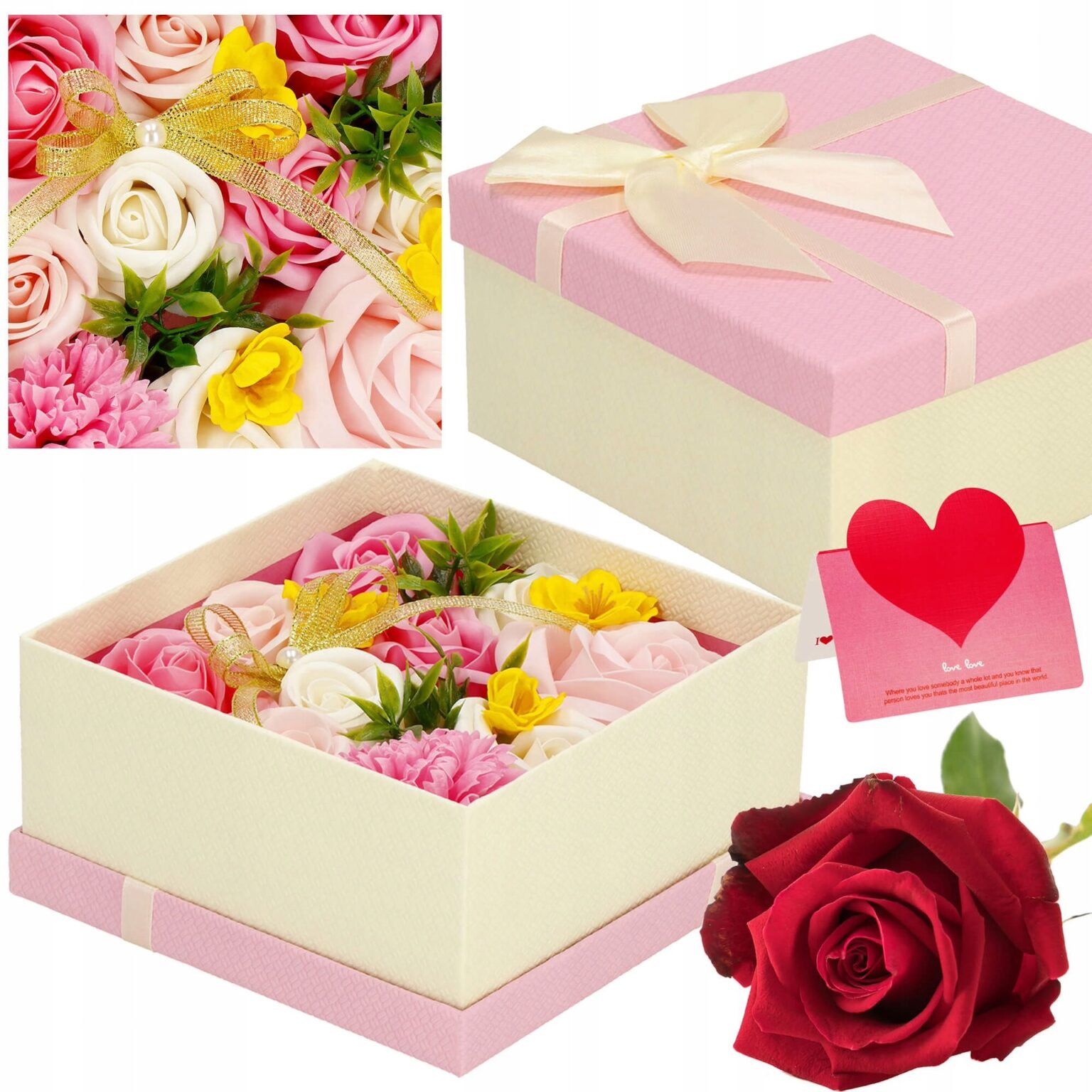 Dezute su muilo rozemis, dovana moterims